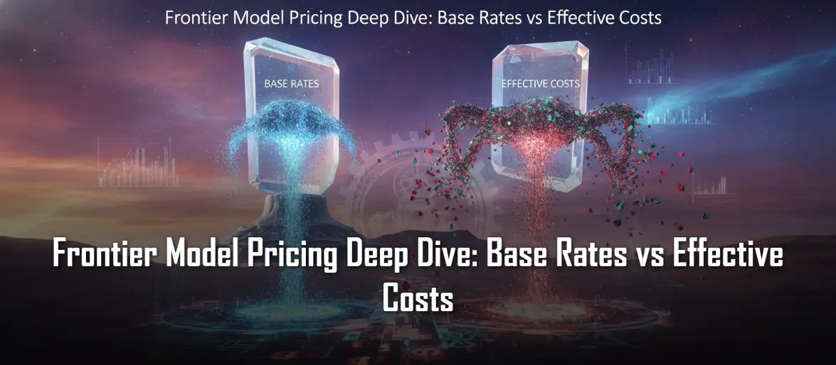 Frontier Model Pricing Deep Dive: Base Rates vs Effective Costs